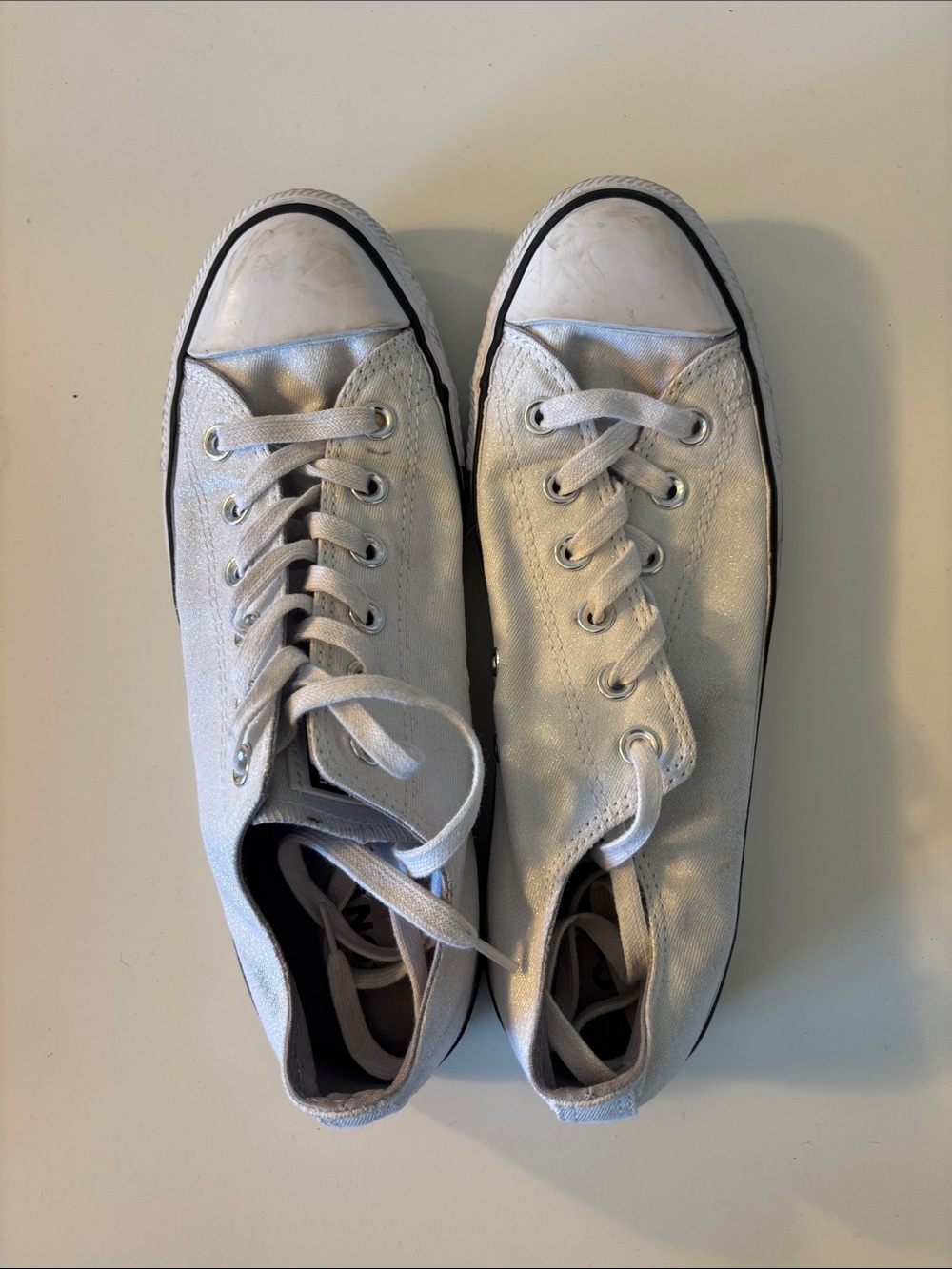 Converse Silver Low-Top Women's Sneakers